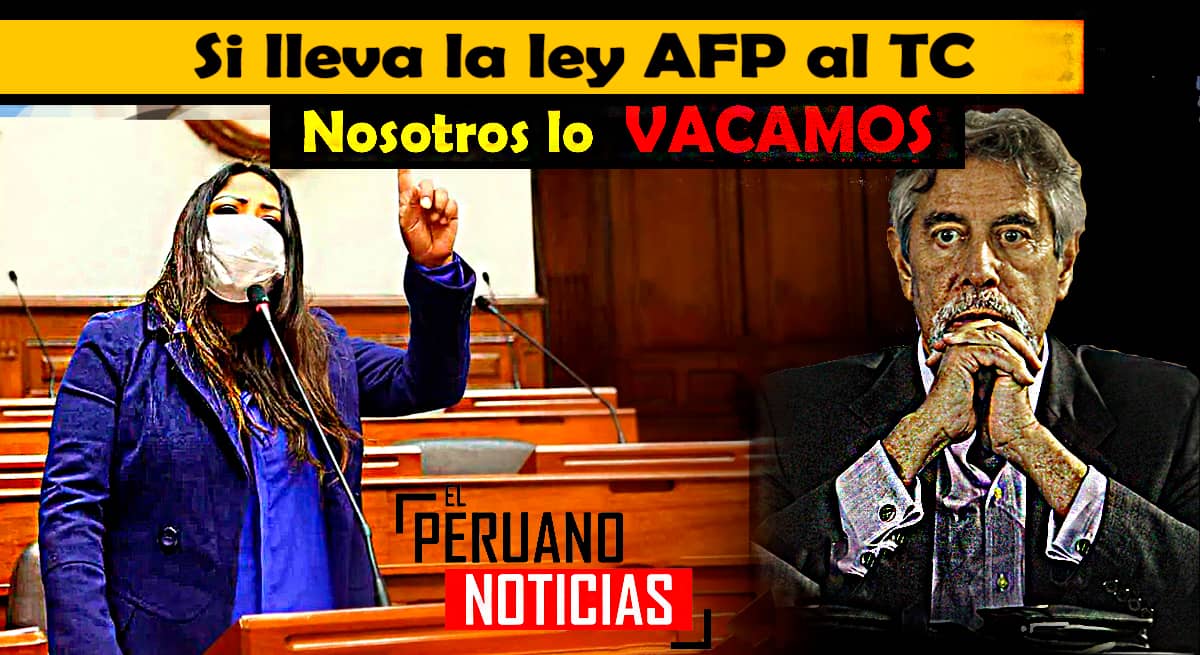 AFP | Congreso amenaza con Vacar a Francisco Sagasti si lleva la ley al TC