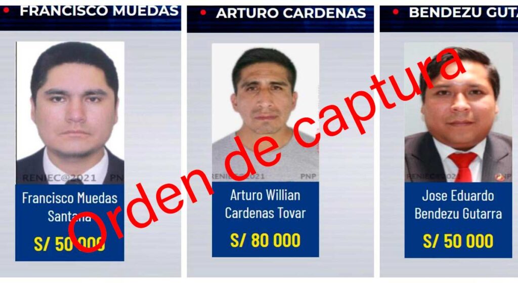 Autorizan captura internacional para vinculados a Perú Libre y Vladimir Cerrón
