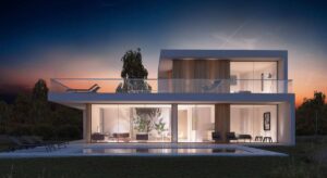 Plano y Diseño Moderno de casa familiar