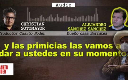 Grabación de audio Cuarto Poder