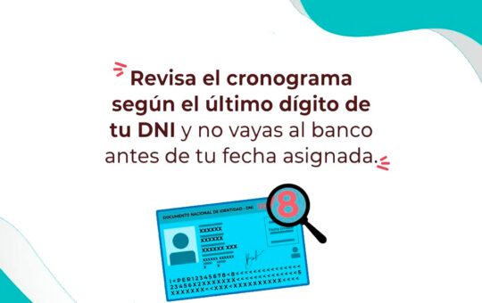 Yanapay: Cronograma de pago 2022