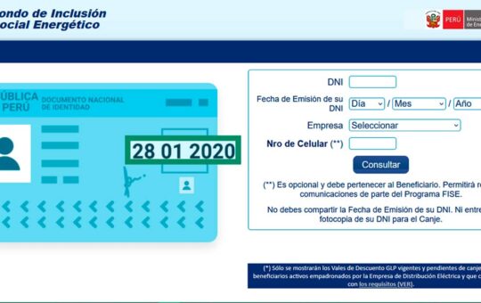 Bono FISE: Conoce si accedes al bono para descuento del GAS Doméstico