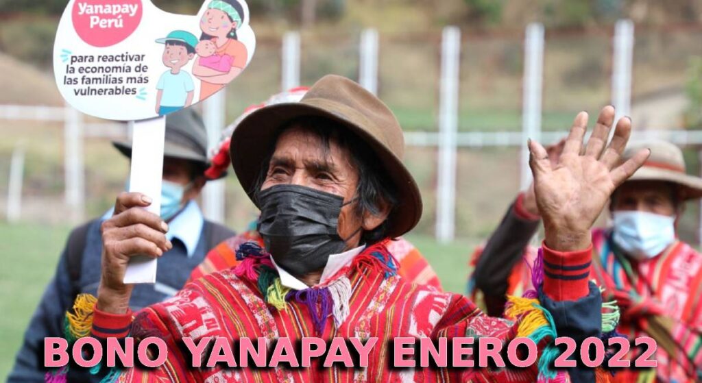 Bono Yanapay – enero 2022