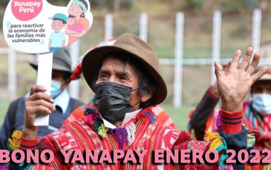 Bono Yanapay – enero 2022