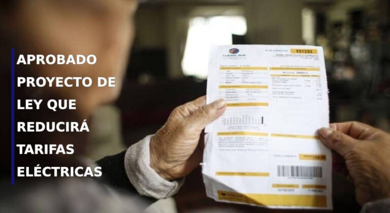 Congreso aprobó el proyecto de ley que reducirá tarifas eléctricas