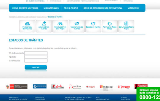 Techo Propio 2022: Link de consulta y plataforma oficial