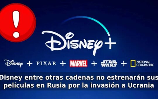 Disney no estrenarán sus películas en Rusia