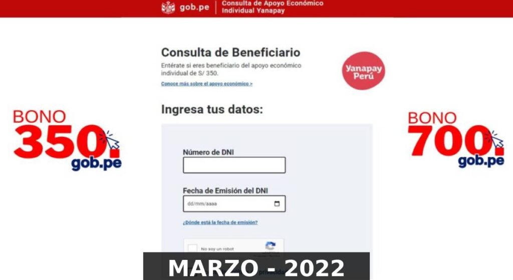 Bonos otorgados en marzo