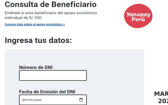 Bono Yanapay 2022
