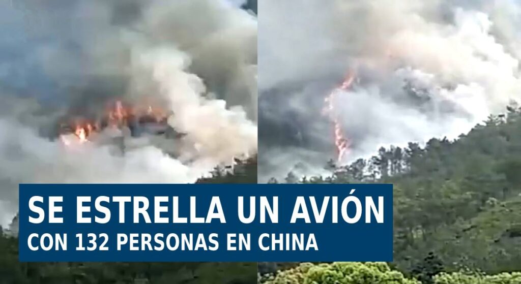 TRAGEDIA – Avión se estrella en China