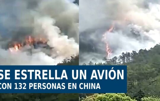 TRAGEDIA – Avión se estrella en China