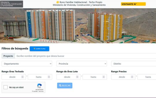 Bono Techo Propio 2022: Encuentra proyectos que puedes adquirir con el subsidio de S/ 40,250