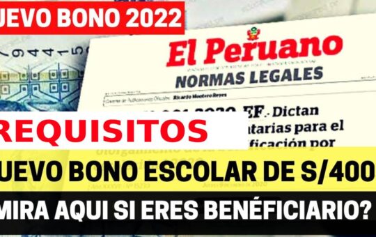 Bono Escolaridad