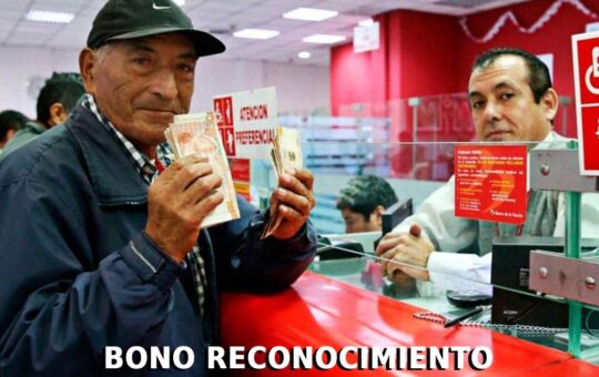 Bono Reconocimiento - ONP