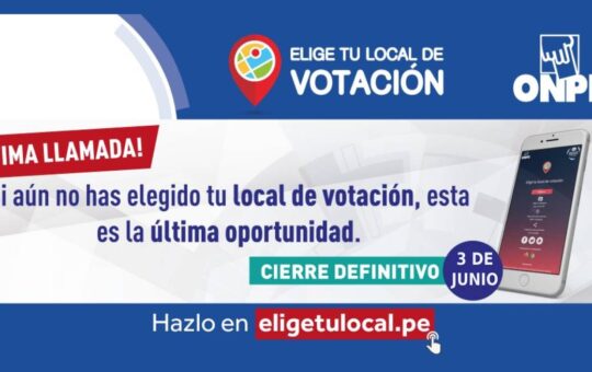 Elige tu lugar de votación