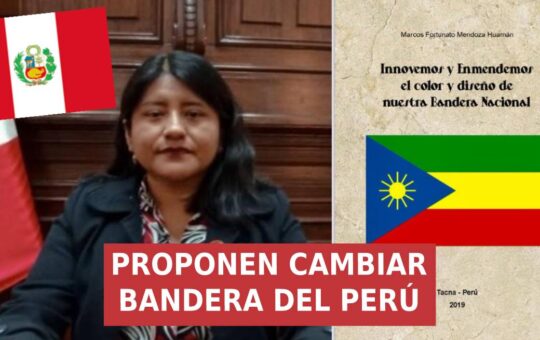 Proponen cambiar la bandera del Perú