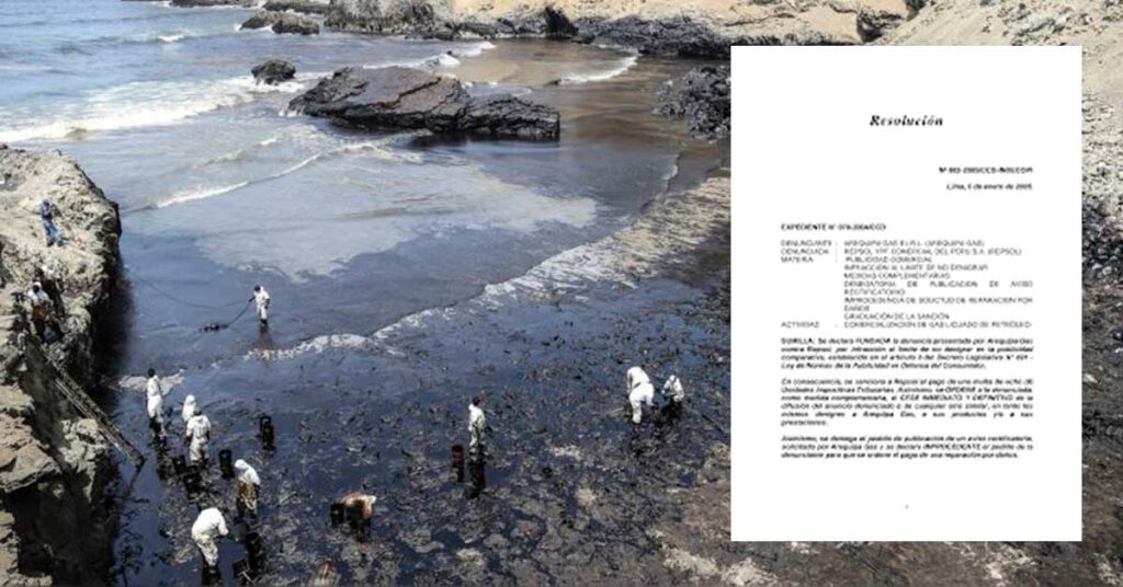 ULTIMA HORA: INDECOPI demanda a REPSOL por derrame de petróleo