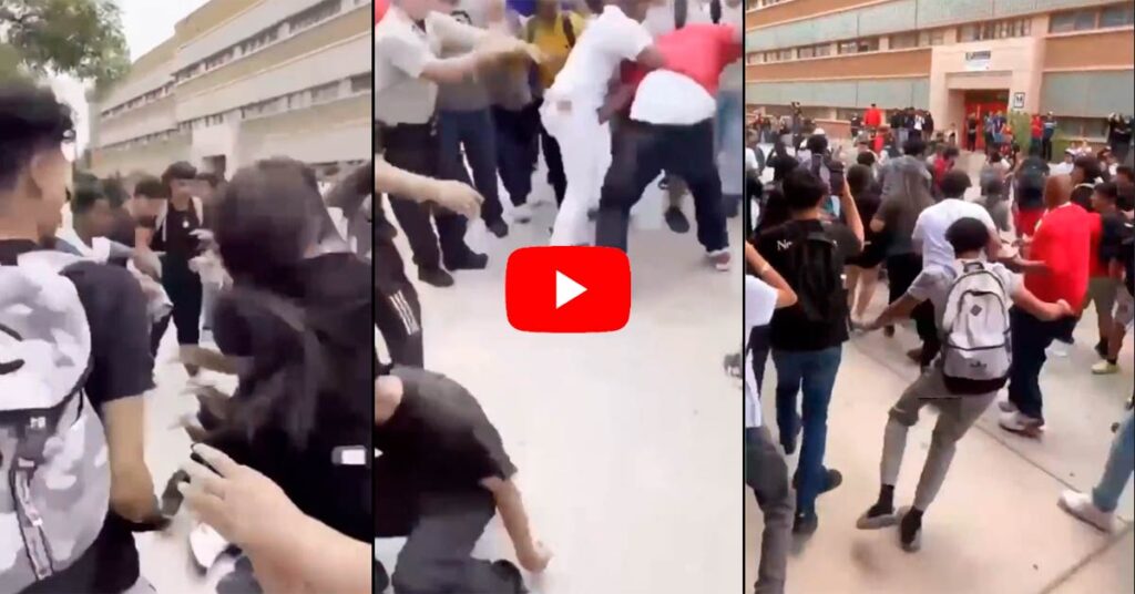 Hombre se enfrenta a estudiantes que le hacían bullyng a su hijo