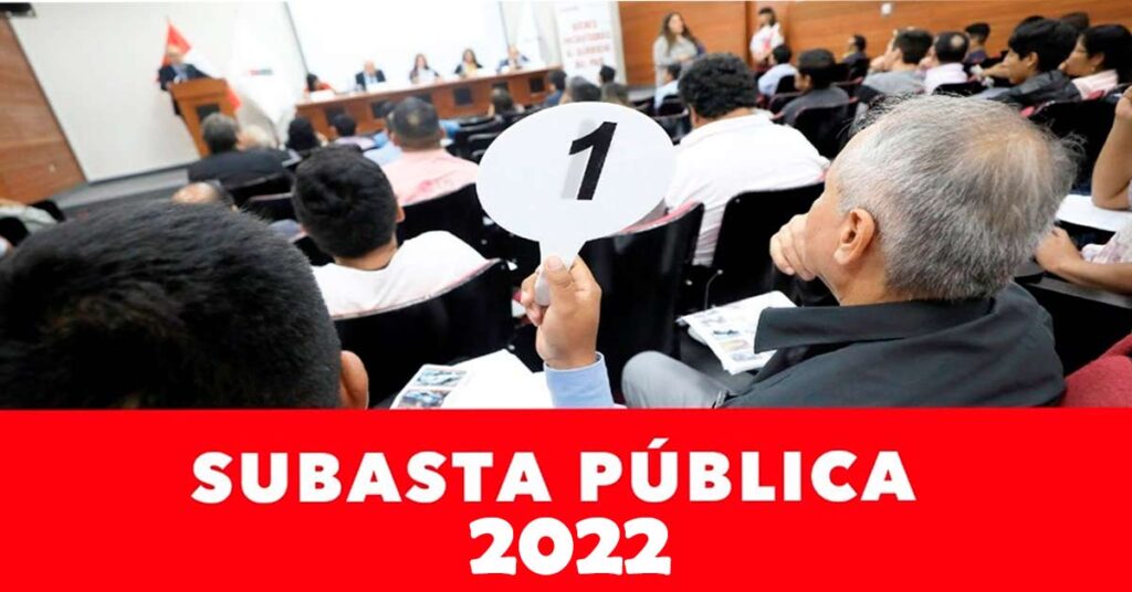 SUBASTA: Accede al REMATE de bienes siguiendo estos pasos