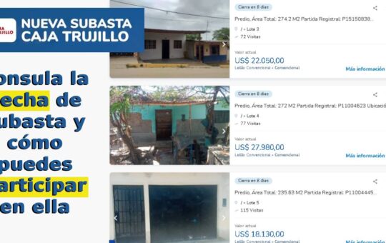 Remate Caja Trujillo