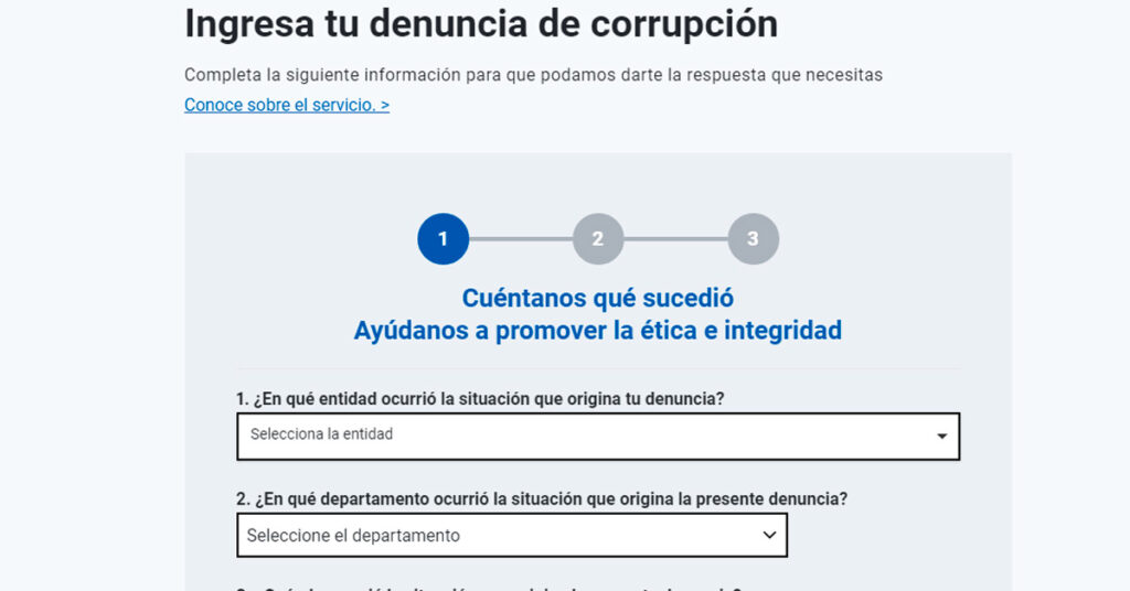 Pasos para denunciar actos de CORRUPCIÓN de manera ONLINE y GRATUITA