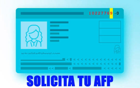 Solicita tu AFP antes de que acabe el cronograma