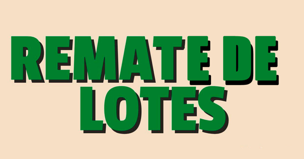 OFERTA: Lotes en venta a precio de REMATE