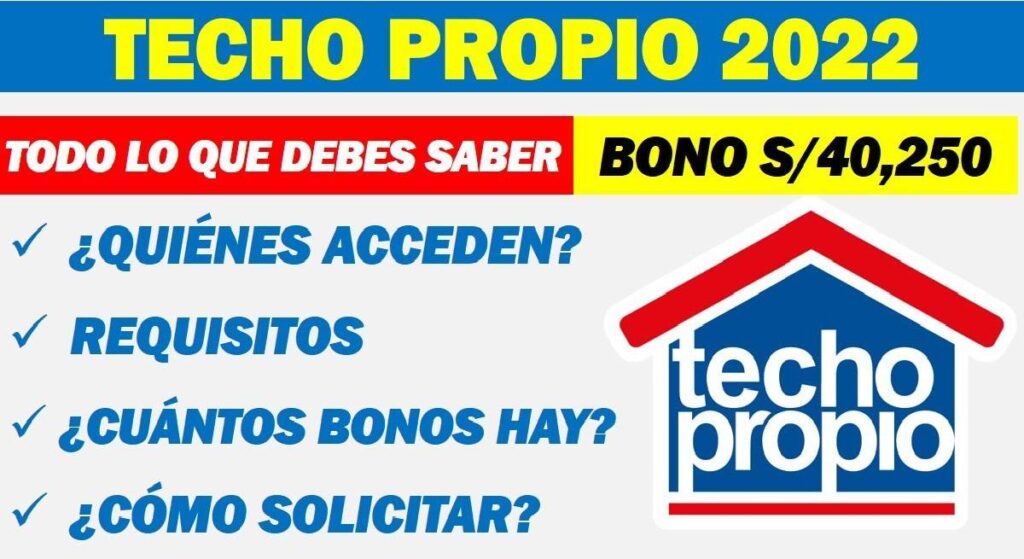 Bono Techo Propio
