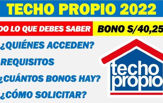 Bono Techo Propio