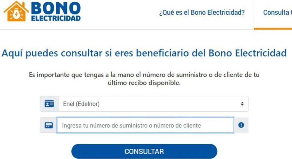 Bono Electricidad