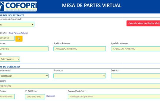 COFOPRI: Sigue estos pasos para formalizar tu lote y obtén tu título de propiedad