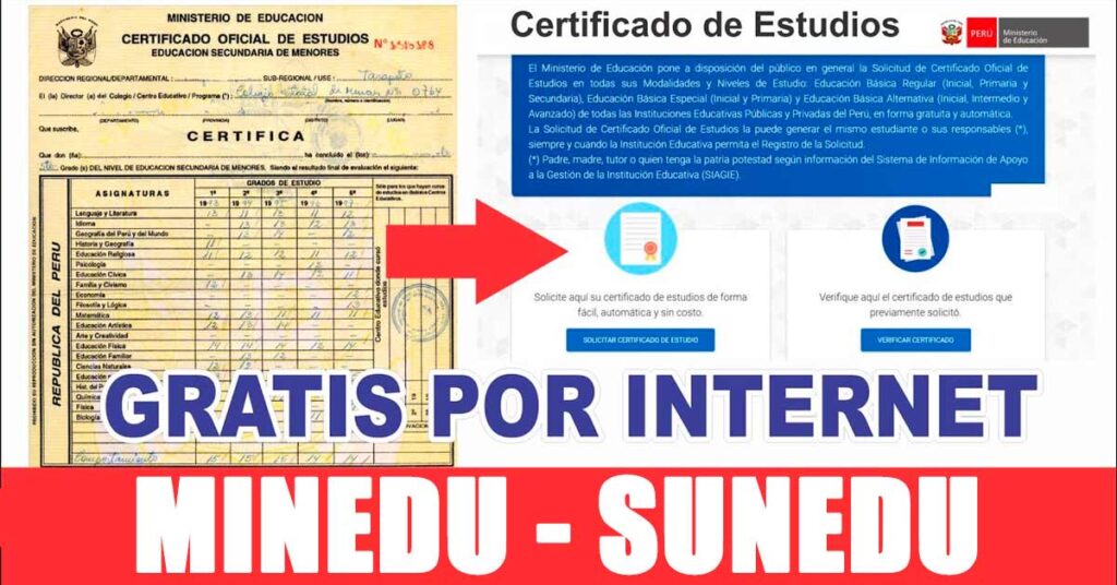 Solicita tu certificado, constancia y demás documentos de estudios GRATIS