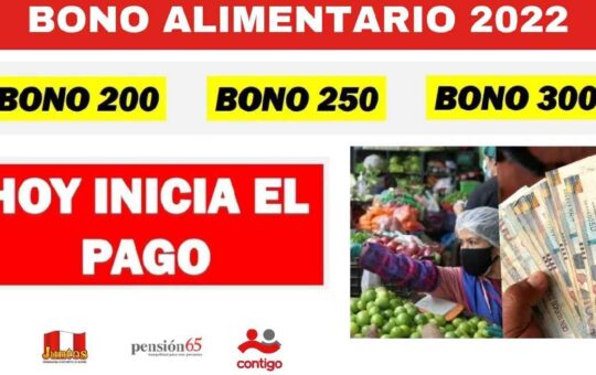 Link Bono Alimentario