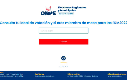 ONPE: Local de votación, Bono al miembro de mesa, fechas y más