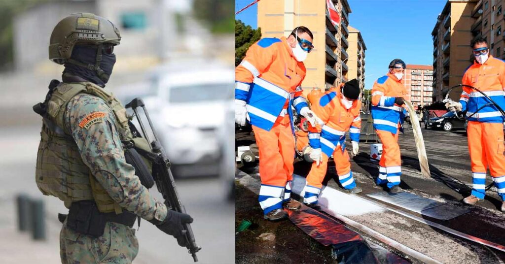 Pedro Castillo: Militares a las calles y presos para hacer carreteras