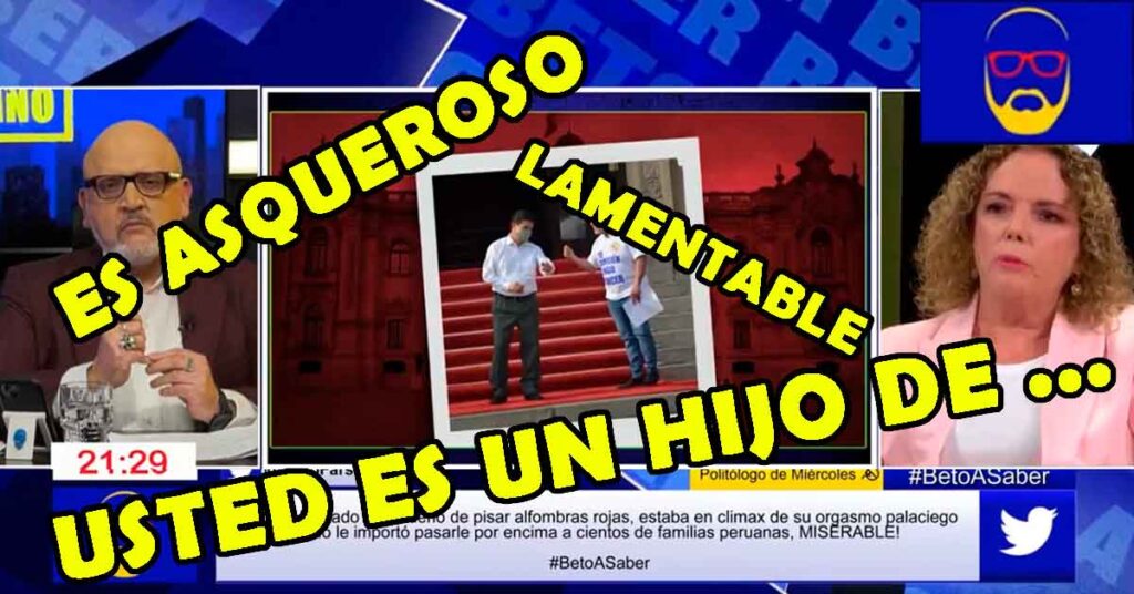 María Teresa Dulanto: “El presidente Castillo es un Hijo de …”