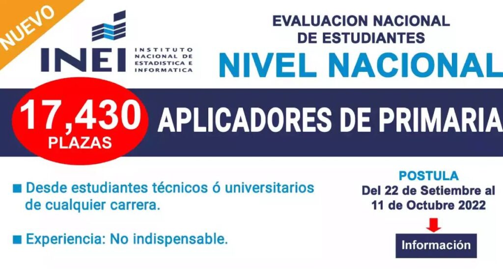 Convocatoria INEI