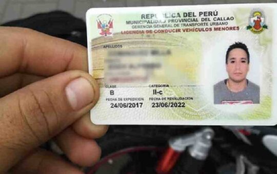 MTC: licencia de conducir