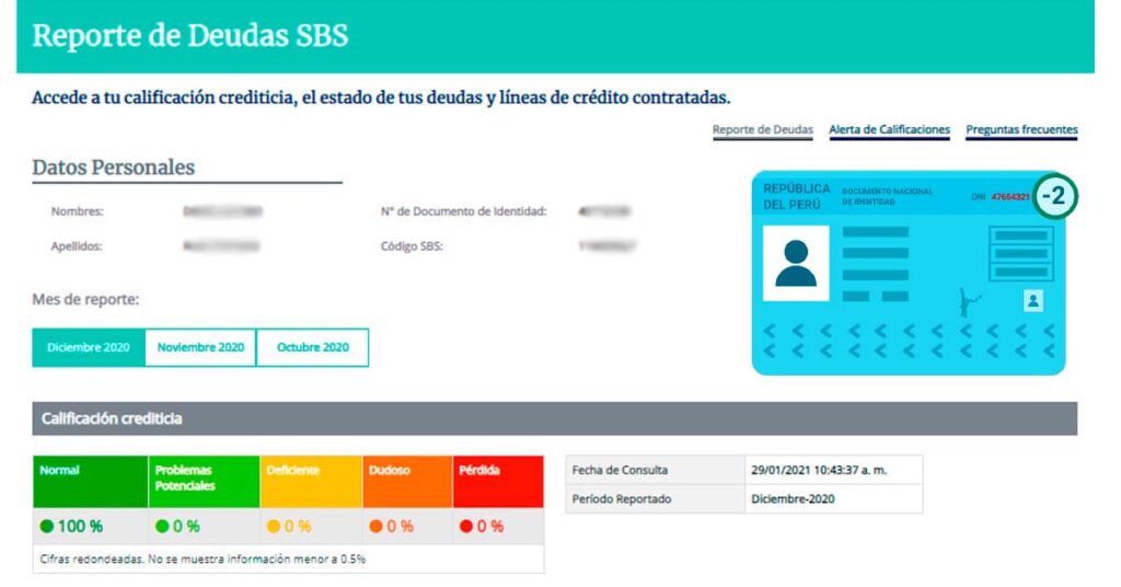SBS: Así puedes conocer tu reporte de deudas totalmente GRATIS