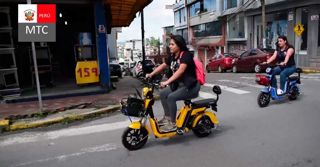 MTC: Motos y Bicicletas eléctricas están obligadas a tener SOAT, placa y brevete
