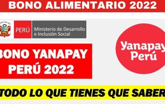 Bono Alimentario Yanapay
