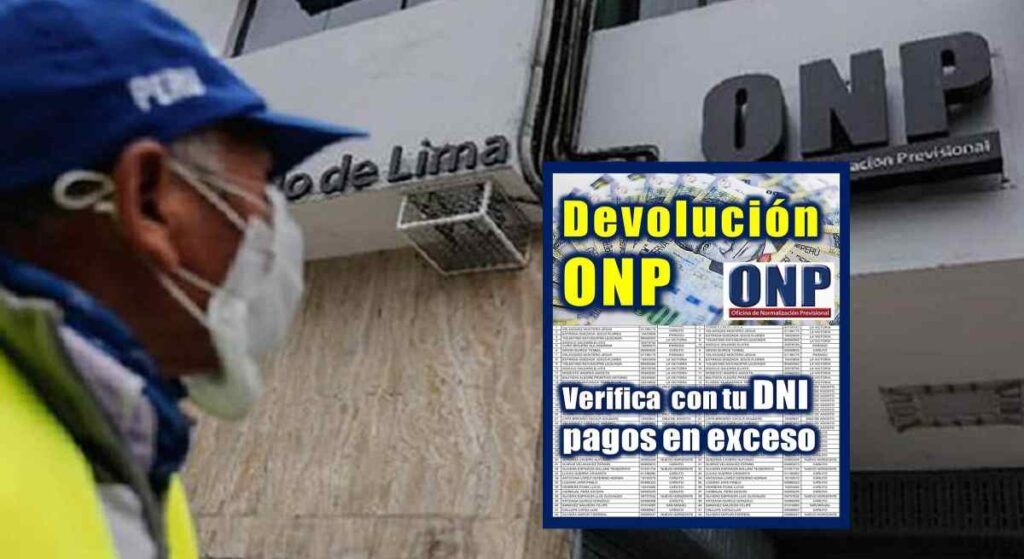 DEVOLUCIÓN ONP