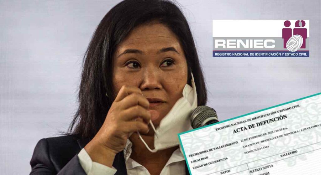 Reniec: Keiko Fujimori
