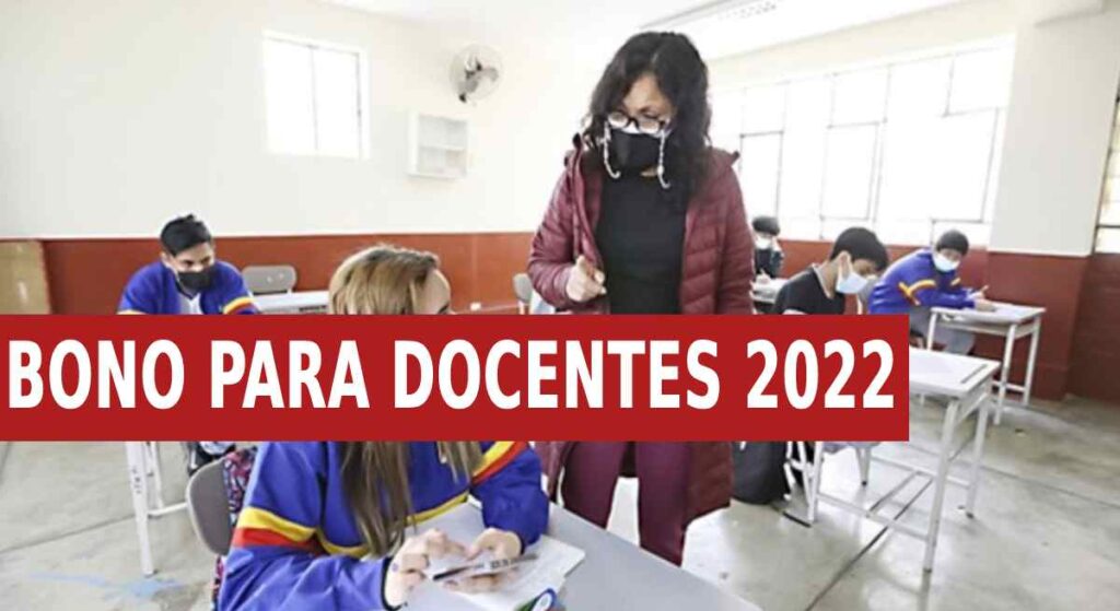 Bono 950 soles para docentes
