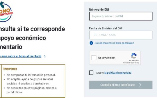 Bono Alimentario - LINK
