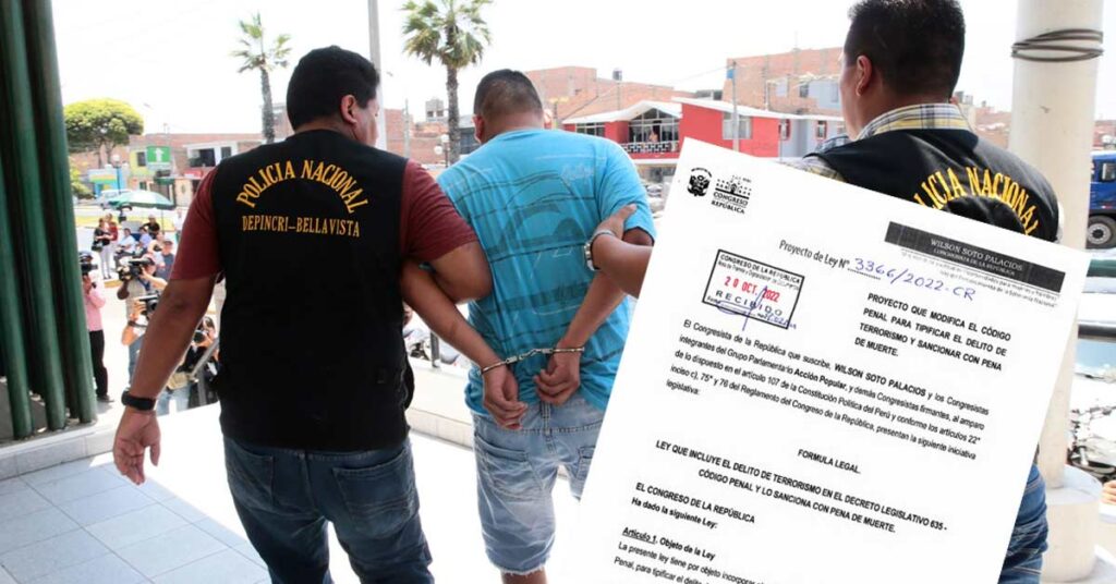 Pena de muerte los delitos de sicariato, secuestro y extorsión