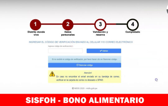 SISFOH: Actualiza tu información y se parte del BONO ALIMENTARIO y otros
