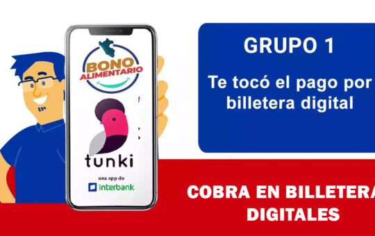 Link Bono Alimentario 2022: Cobra con yape, plin y otras billeteras digitales