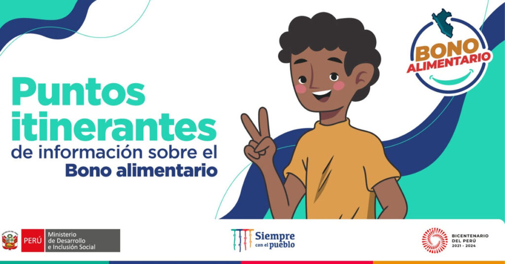 BONO ALIMENTARIO 2022: Cobra hoy y puntos itinerantes