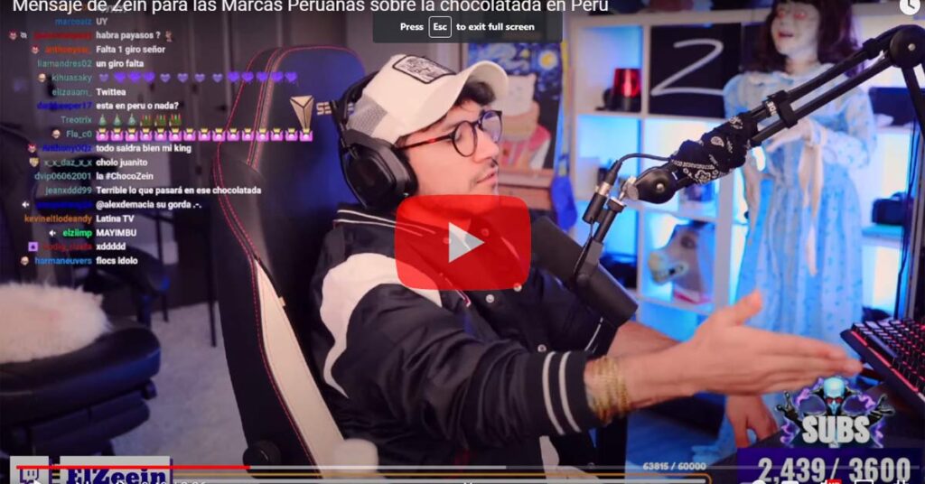 Andynsaane hará chocolatada al mismo estilo que SIDERAL